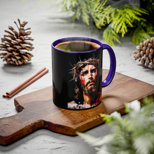 "Crown of Thorns", Colorful Mugs (11oz, 15oz)