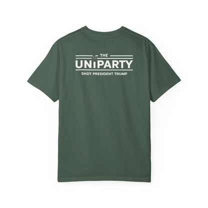 "The Uniparty Shot President Trump" #03, Unisex T-shirt