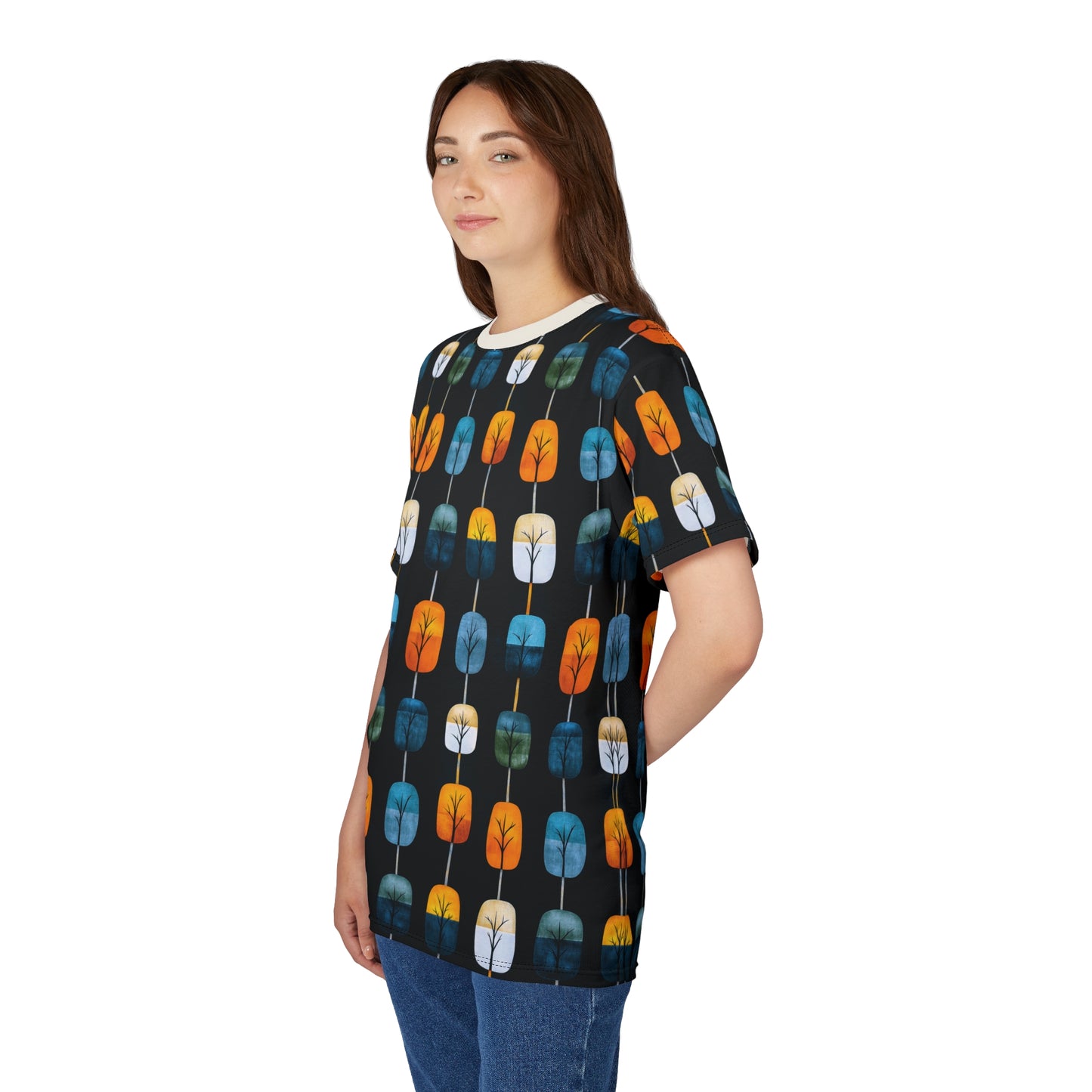 "Skyroot Grove", Unisex Tee (Bone White Collar)