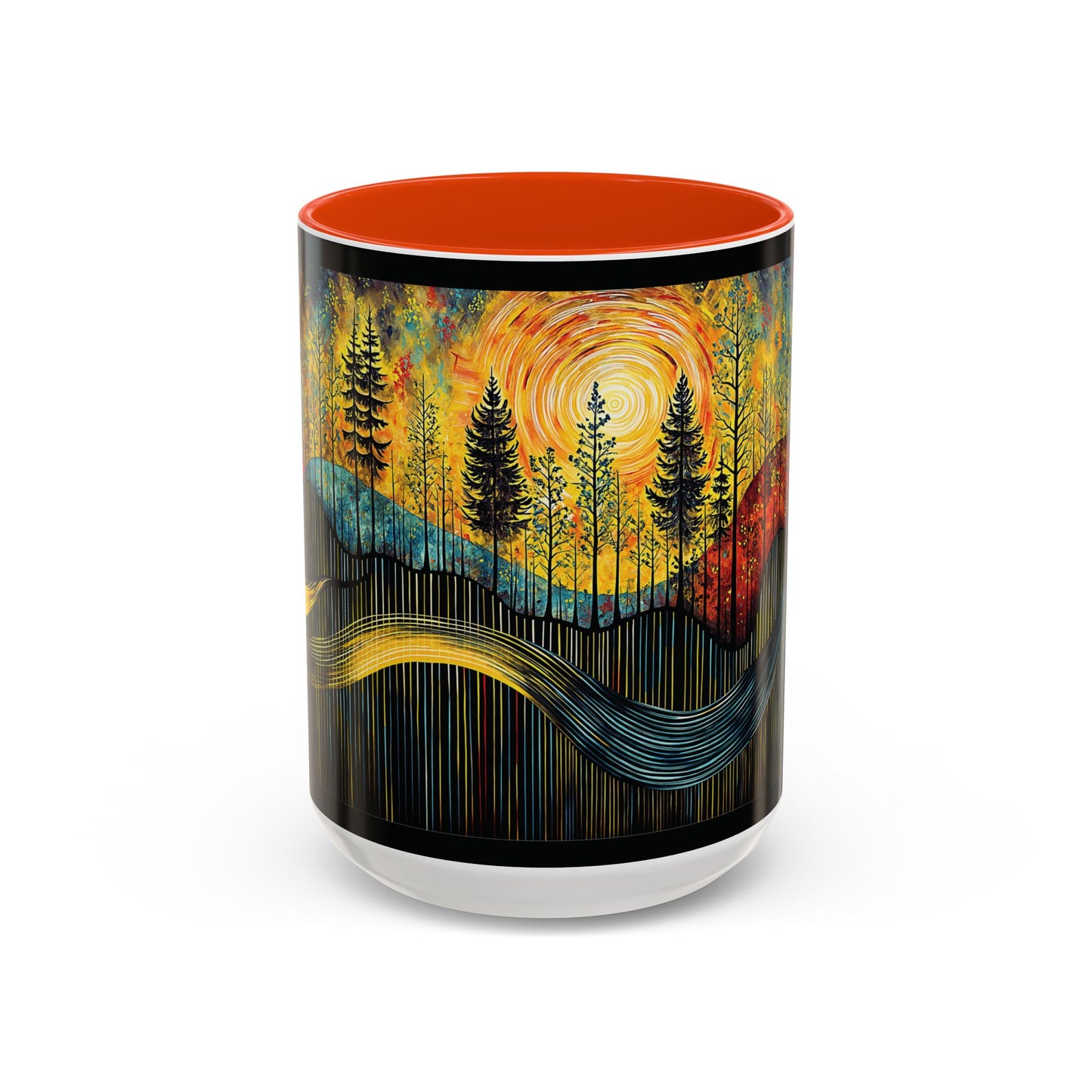 "Sacred Resonance", Colorful Mugs (11oz, 15oz)