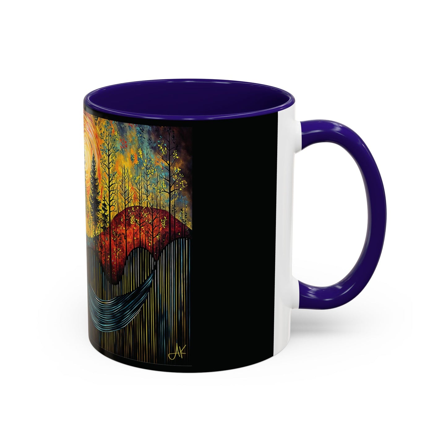 "Sacred Resonance", Colorful Mugs (11oz, 15oz)