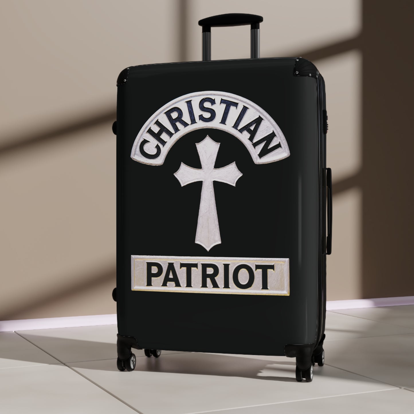 "Christian Patriot" #01 Suitcases (Black)