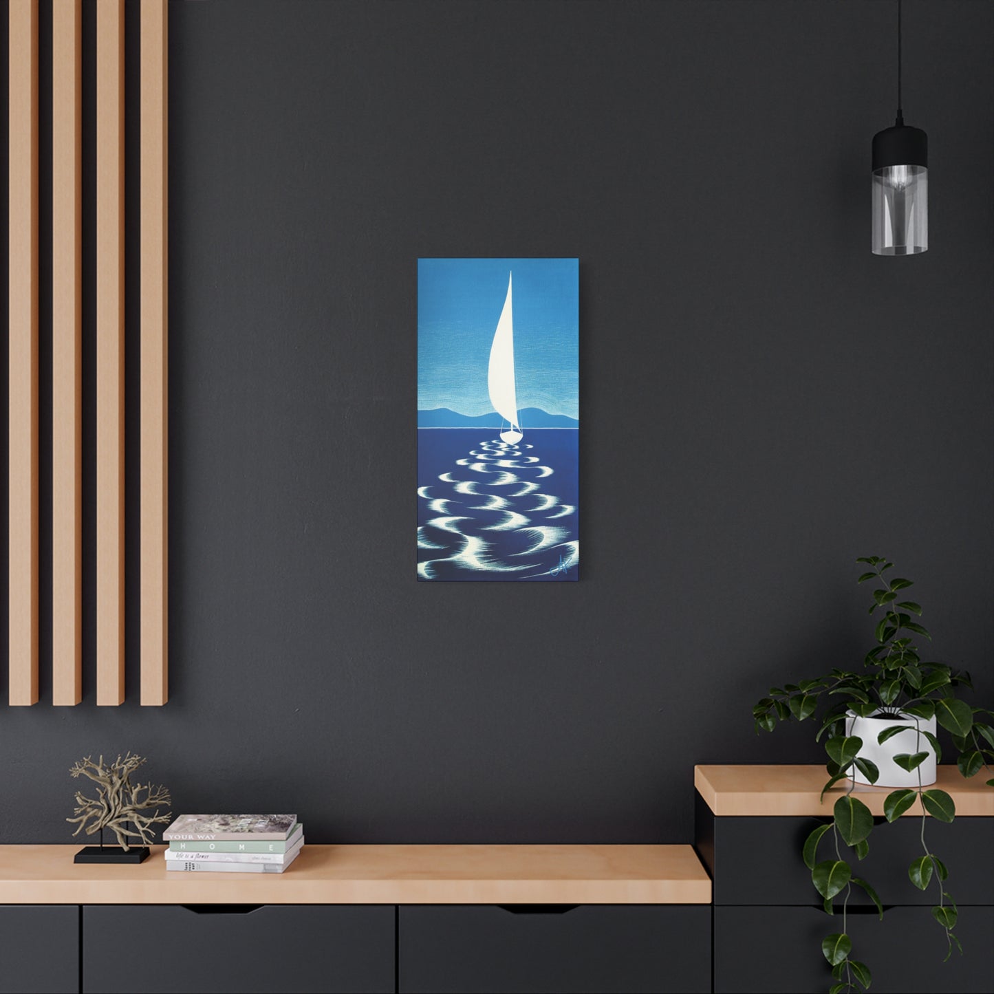 "Smooth Sailing", Fine Art Matte Canvas, Stretched, 1.25"