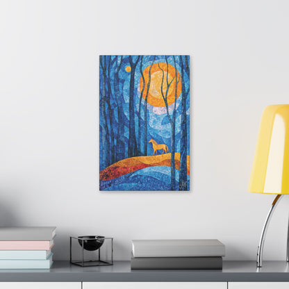 "Bathing in Early Morning's Light", Stretched Classic Canvas Fine Art Print