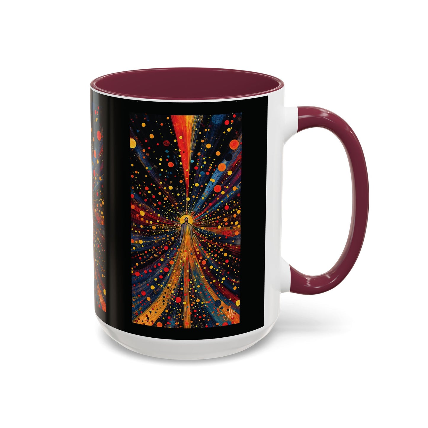 "Illuminated by Grace - 2 Corinthians 4:6", Colorful Mugs (11oz & 15oz)