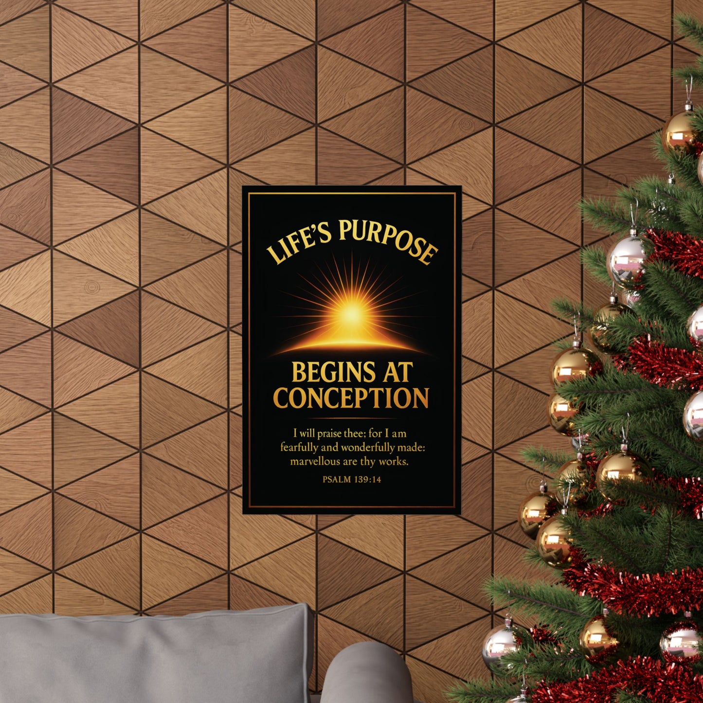 "Life's Purpose, Psalm 139:14", Poster