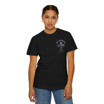 "The Hebrides - Christian since 563 AD", Unisex T-shirt