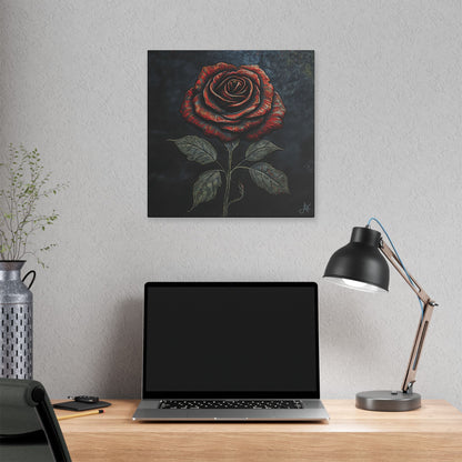 "The Rose Remains", Stretched Classic Canvas Fine Art Print