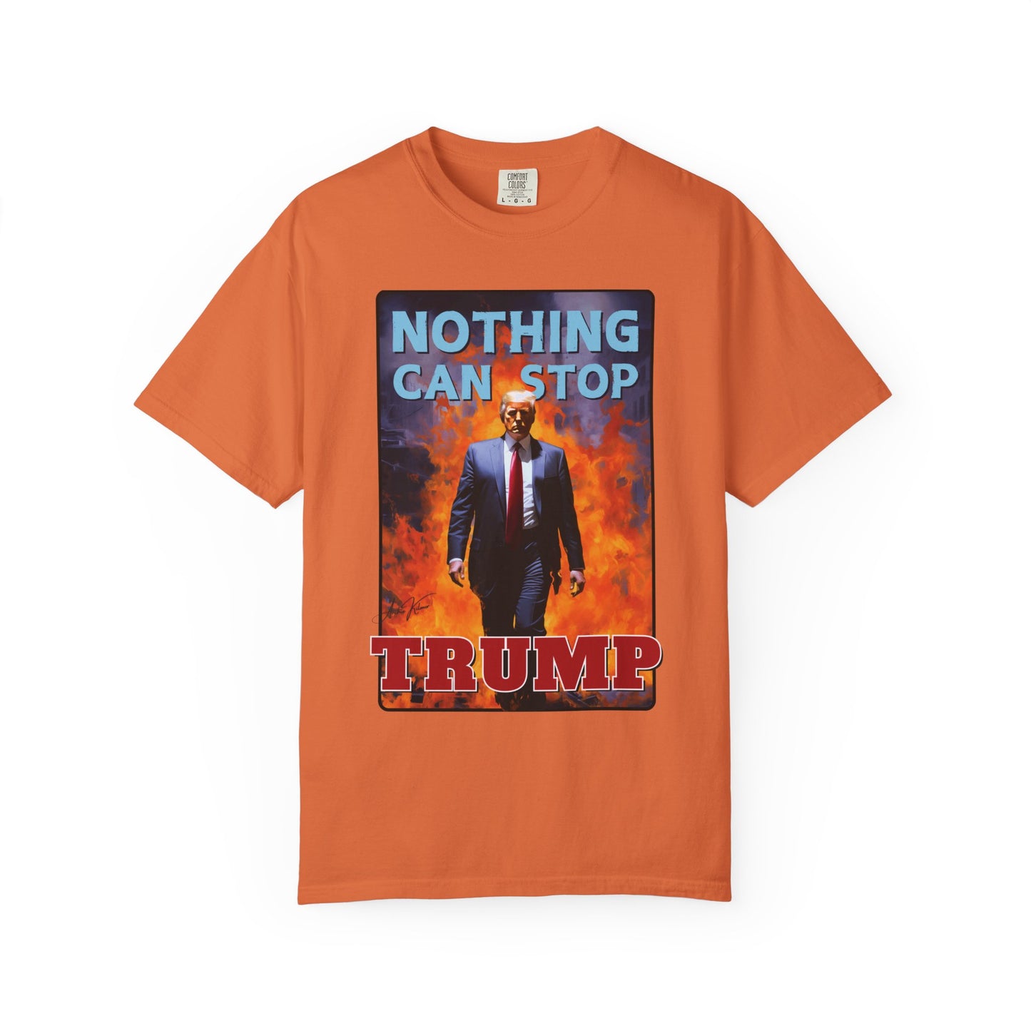 "Nothing Can Stop Trump", Unisex T-shirt (Dark Colors)