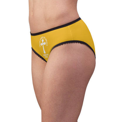"USA - A Christian Nation" #04, Women's Briefs (Colombian Mikado)