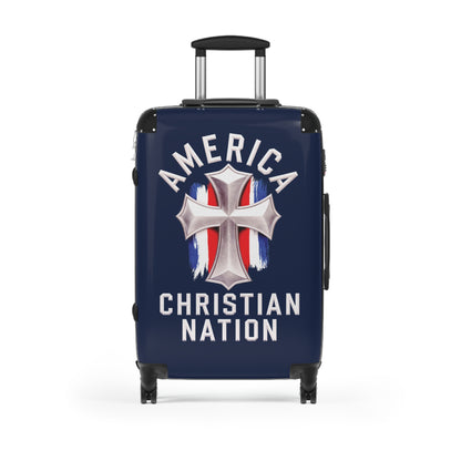 "America - Christian Nation" #01, Suitcases (Dark Blue)