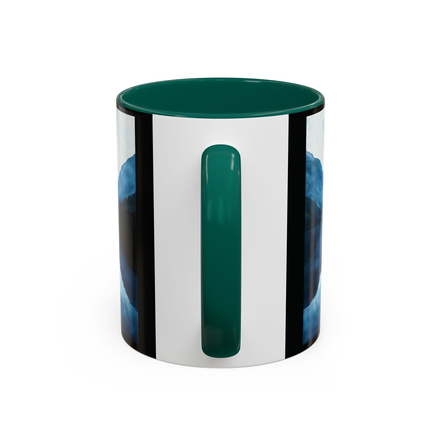 "Connected in Silence - Psalm 46:10", Colorful Mugs (11oz, 15oz)