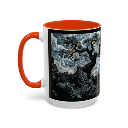 "An Crann Naomh (Gaelic) - The Sacred Tree (English)", Colorful Mugs (11oz & 15oz)