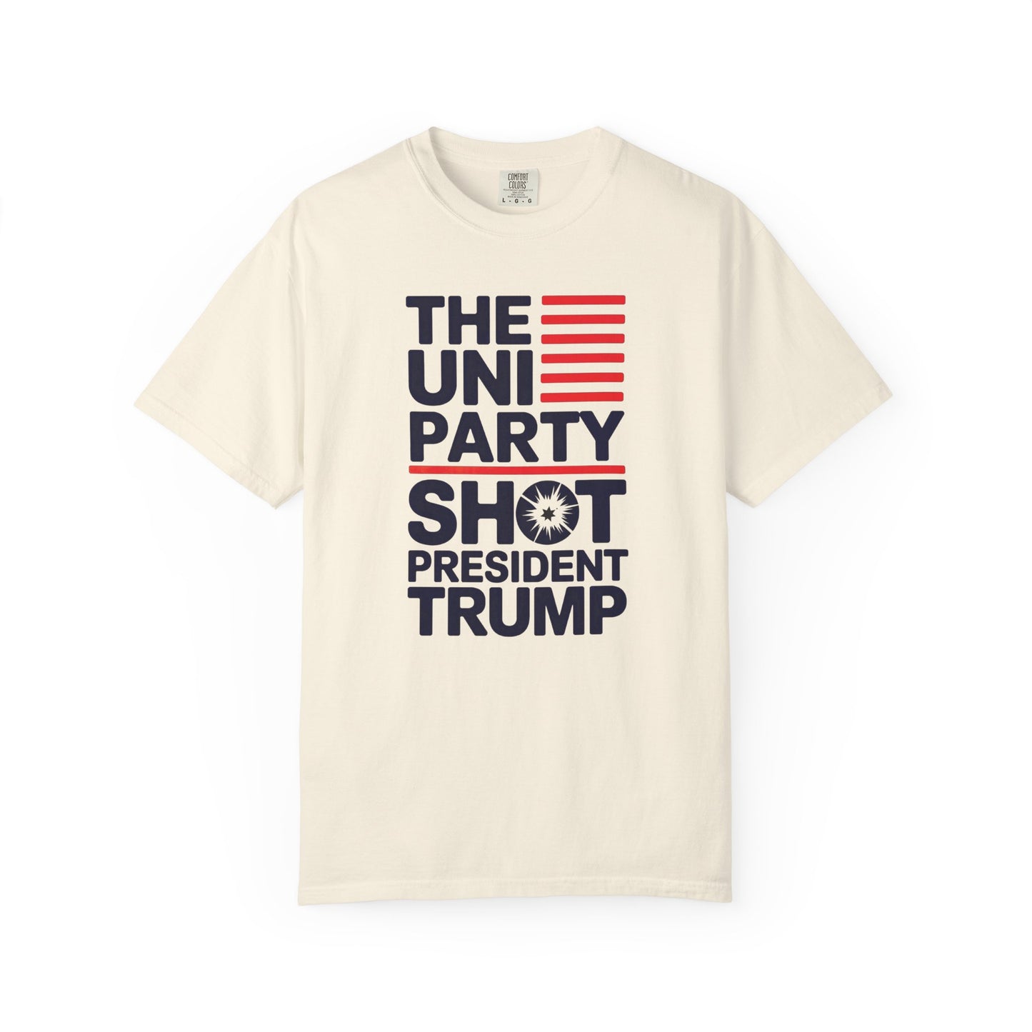 "The Uniparty Shot President Trump" #01, Unisex T-shirt