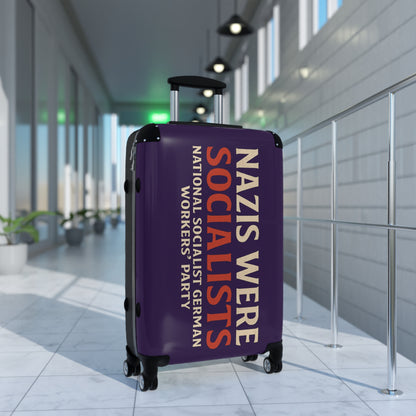 "Nazis were Socialists", Suitcase (Russian Violet)