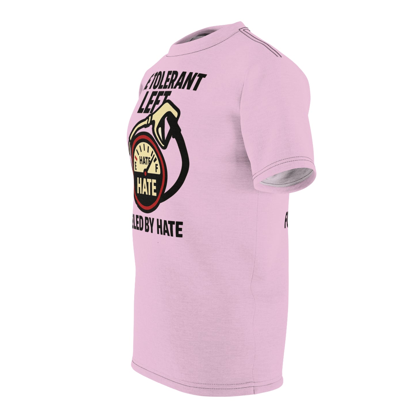 "The Tolerant Left", Unisex T-shirt (Abbey Veil Pink)