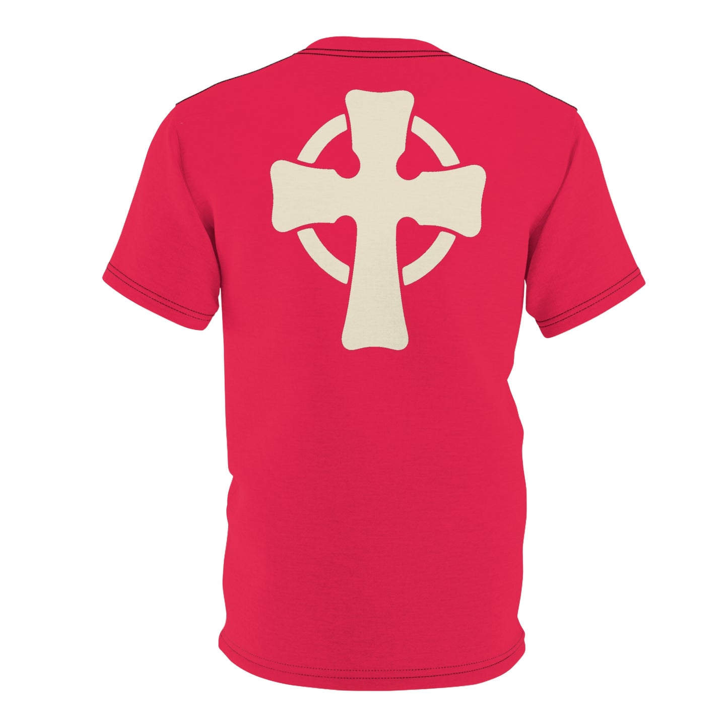 "Retro Jesus", Unisex T-shirt (Sanguine Red)