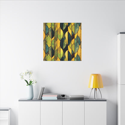 "Inner Grove", Classic Stretched Matte Canvas Pattern Art Print