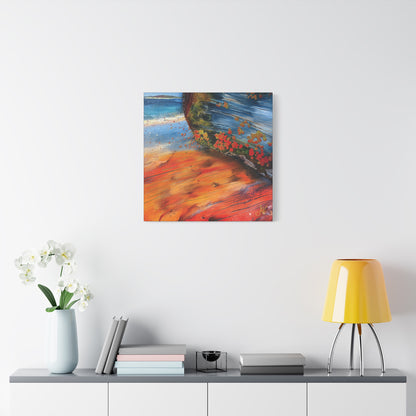 "Landfall Ember – Memories of Ancestral Strakes", Fine Art Matte Canvas, Stretched, 1.25"