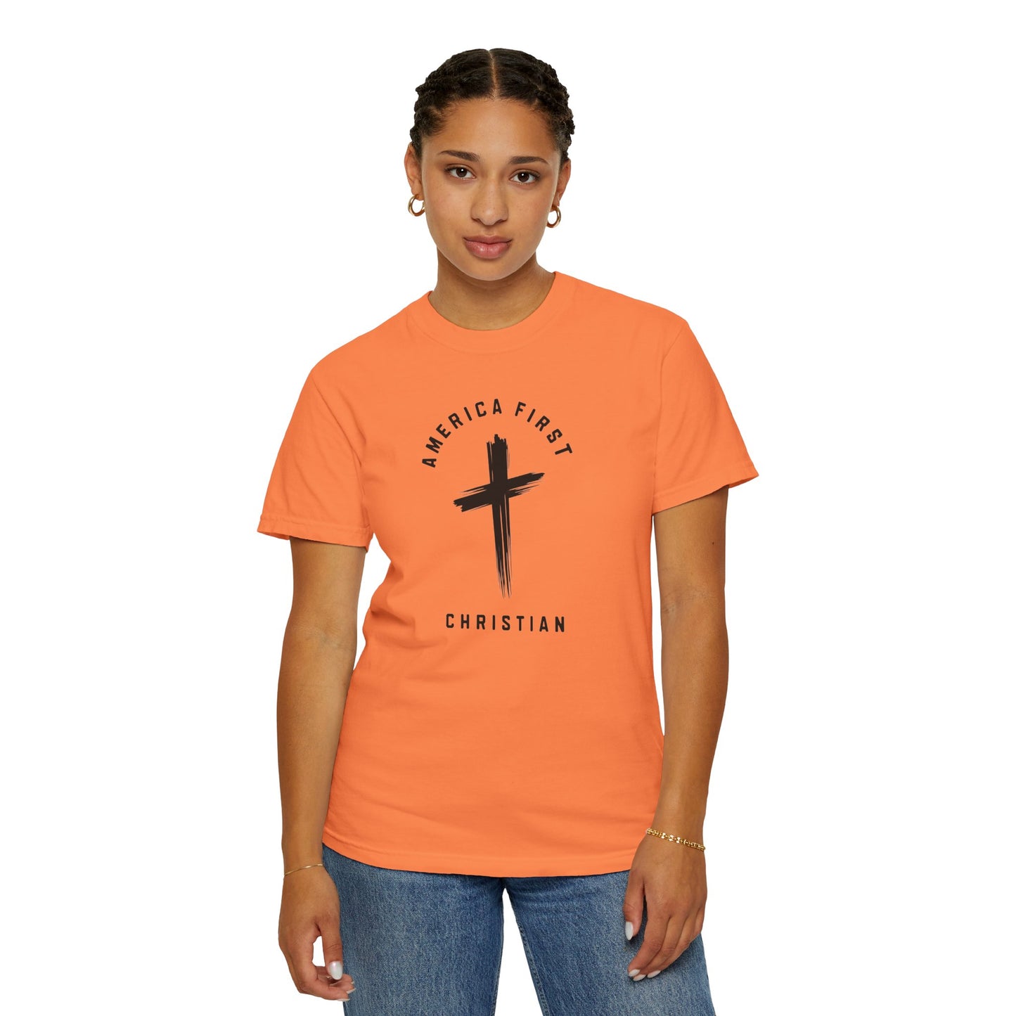"America First Christian" #05, Unisex T-shirt (Light Colors)