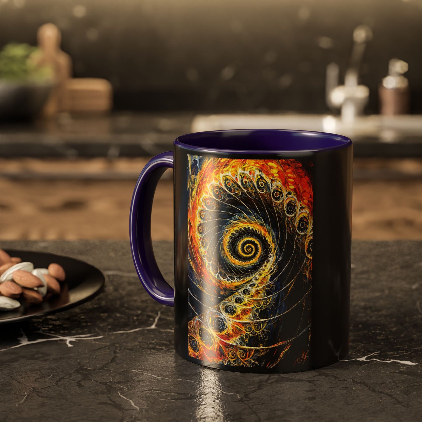 "Beauty of His Design", Colorful Mugs (11oz, 15oz)
