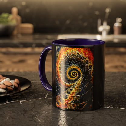 "Beauty of His Design", Colorful Mugs (11oz, 15oz)