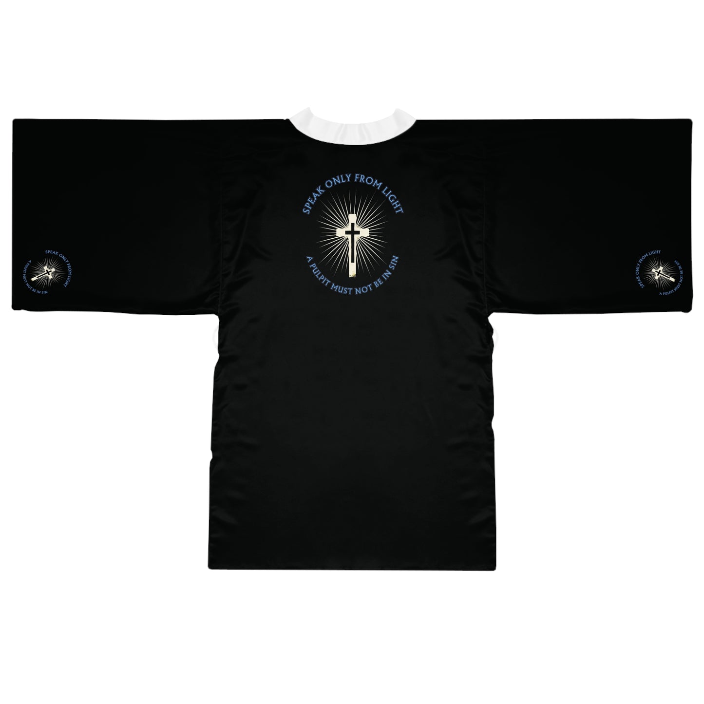 "Speak only from Light", Long Sleeve Kimono Robe
