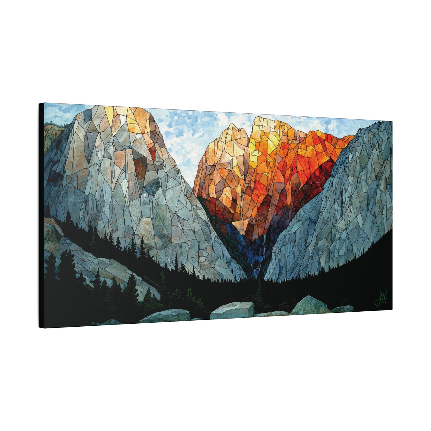 "After the Ice, Before the Gaels", Fine Art Matte Canvas, Stretched, 1.25"