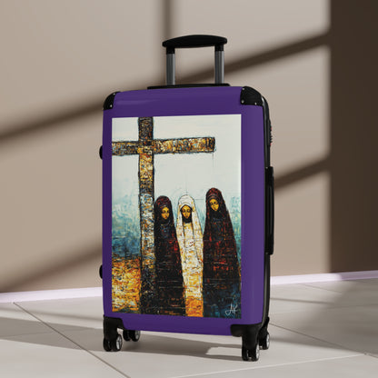 "At-the-Foot of the Cross - John 19:25", Suitcases (Purple)