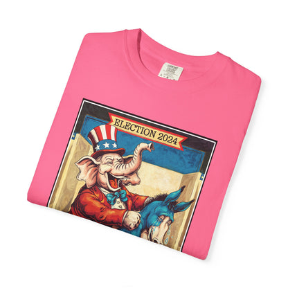"MAGA Spanked the Donkeys 2024", Unisex T-shirt (Dark Colors)