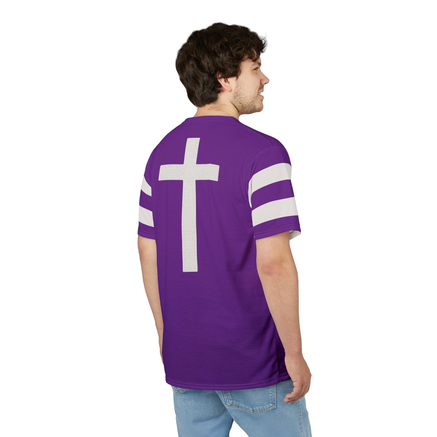 "Faith Overcomes Fear", Unisex Tee (Vesper Violet)