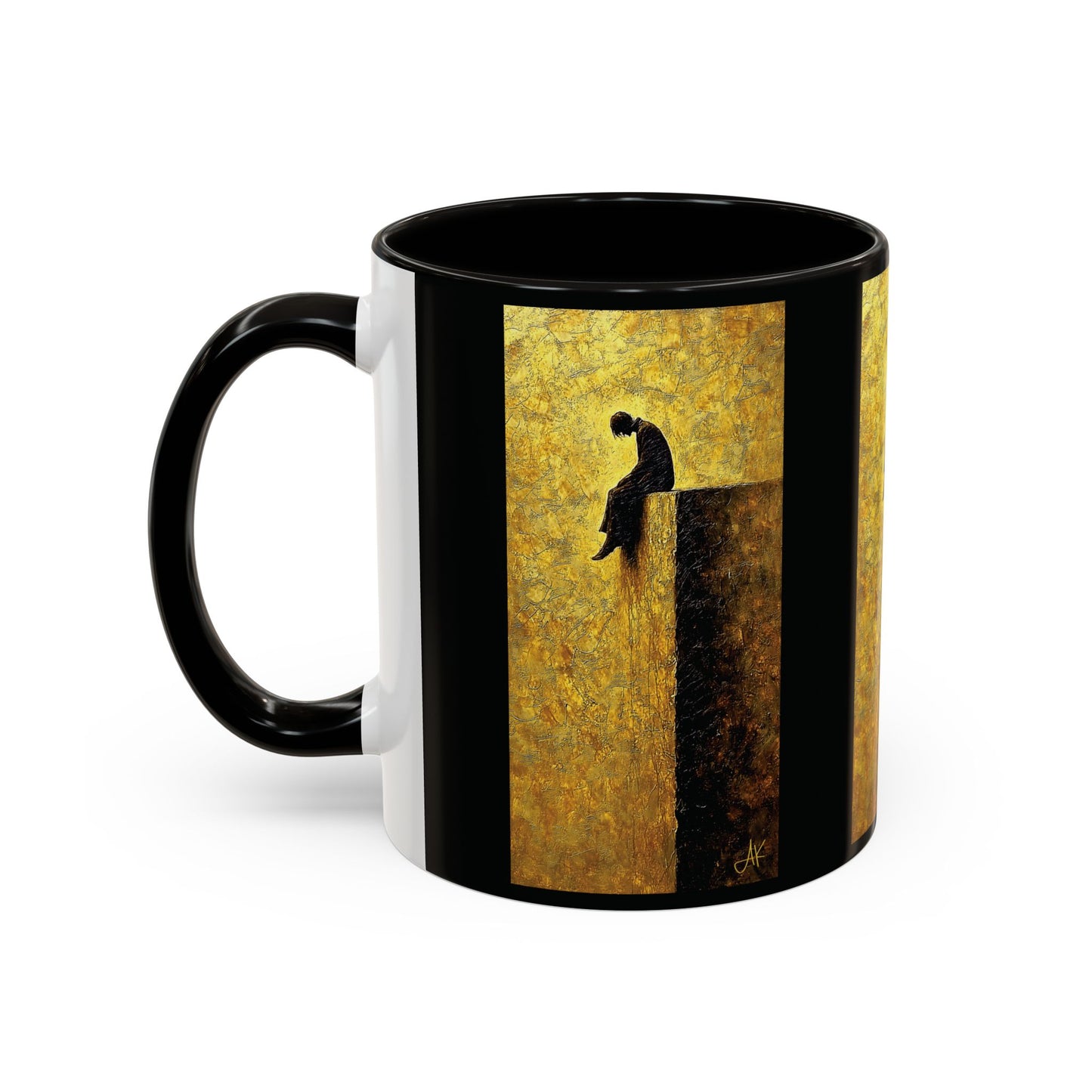 "In Darkest Hour He Is With Me", Colorful Mugs (11oz, 15oz)