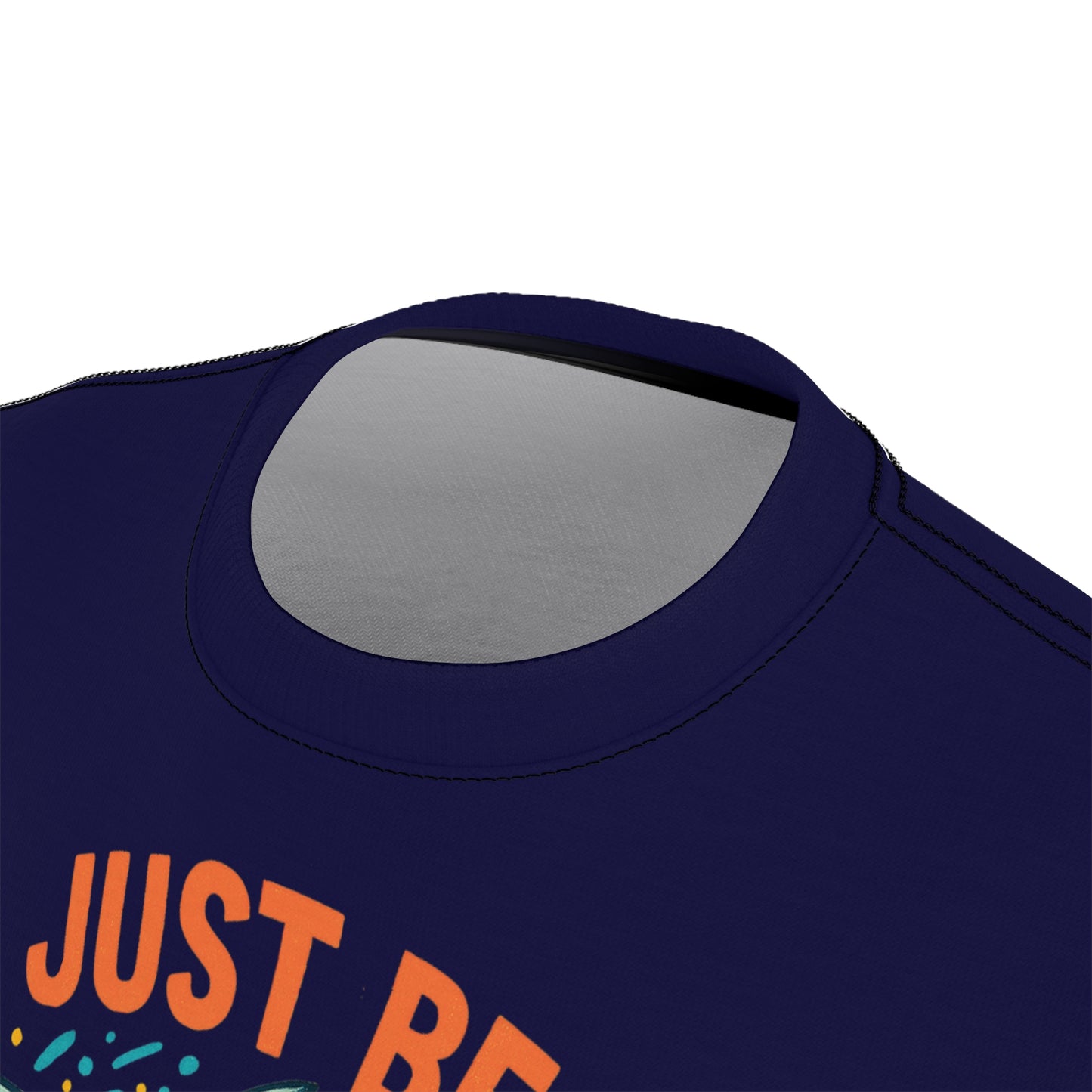"Just Be Yourself", Unisex T-shirt (Memorial Blue)