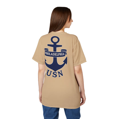 "USN Anchor", Unisex T-shirt (Sailor's Rope)