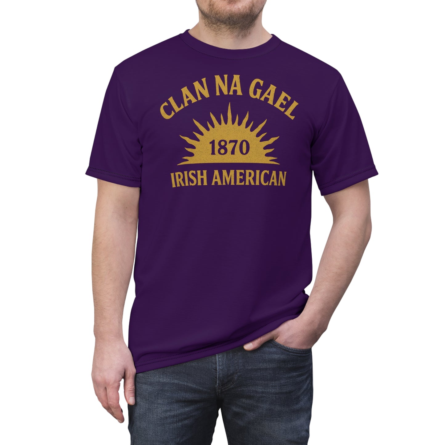 "Clan na Gael - Irish American", Unisex T-shirt (Beaker People)
