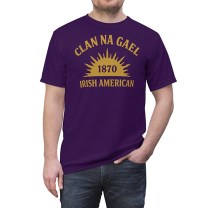 "Clan na Gael - Irish American", Unisex T-shirt (Beaker People)