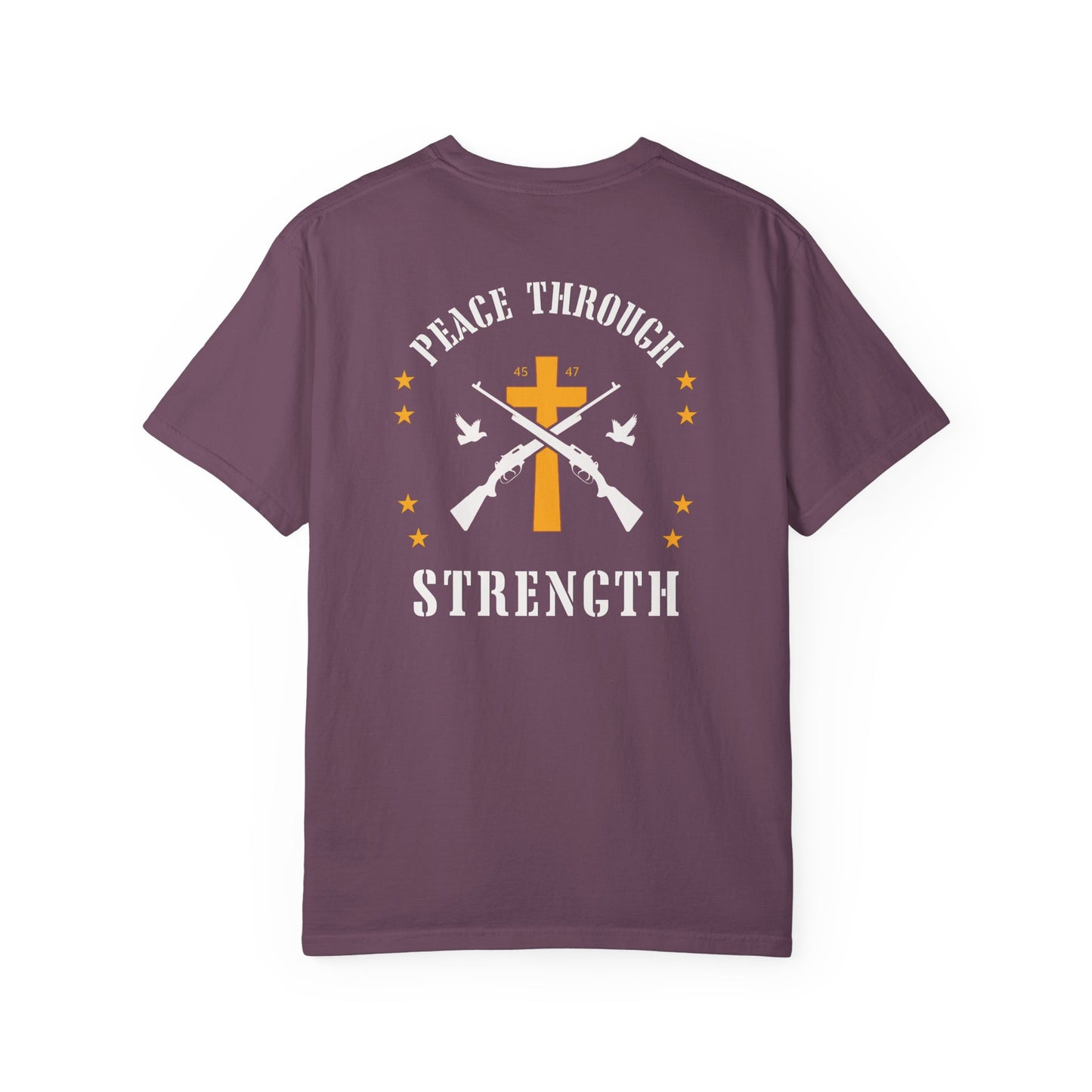 "Peace Through Strength" #01, Unisex T-shirt