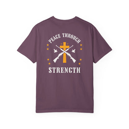 "Peace Through Strength" #01, Unisex T-shirt
