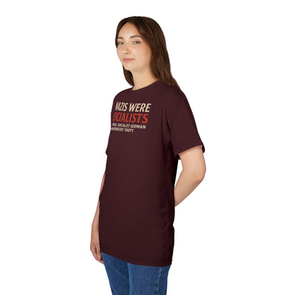 "Nazis were Socialists", Unisex T-shirt (Mama Africa)