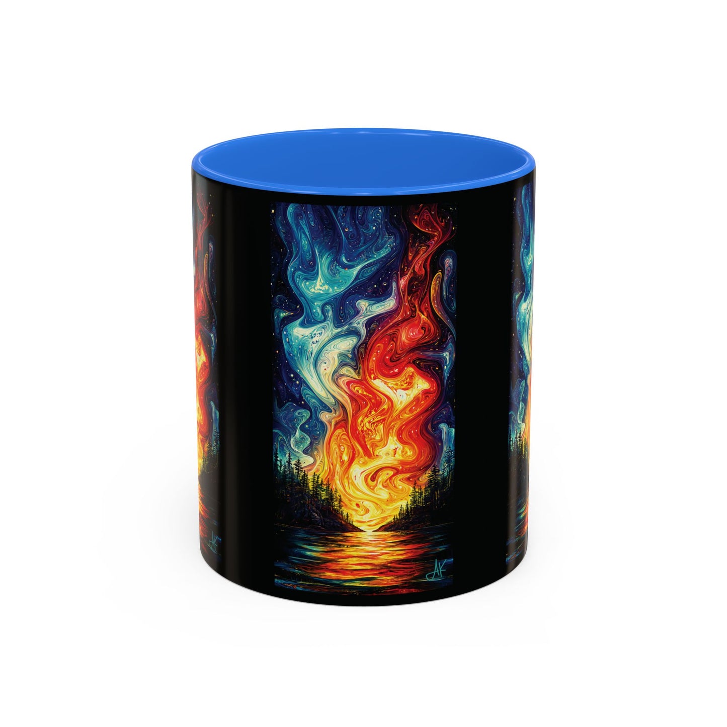 "Naomh Solus (Gaelic) - Sacred Light (English)", Colorful Mugs (11oz, 15oz)