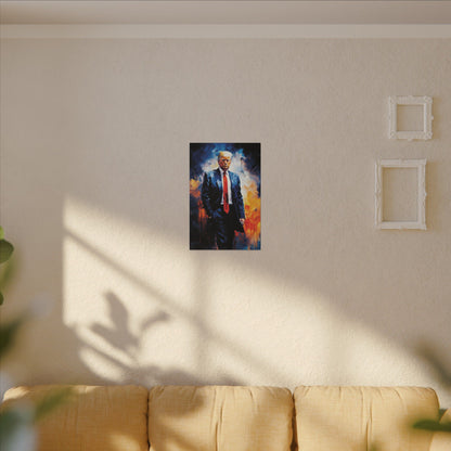 "Trump Portrait No. 22", Stretched Matte Canvas Fine Art Print