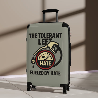 "The Tolerant Left", Suitcase (Deep Seagrass Grey)
