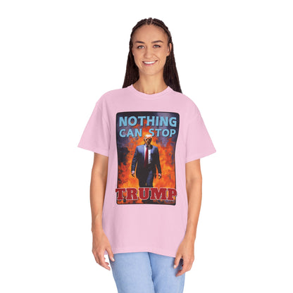 "Nothing Can Stop Trump", Unisex T-shirt (Light Colors)