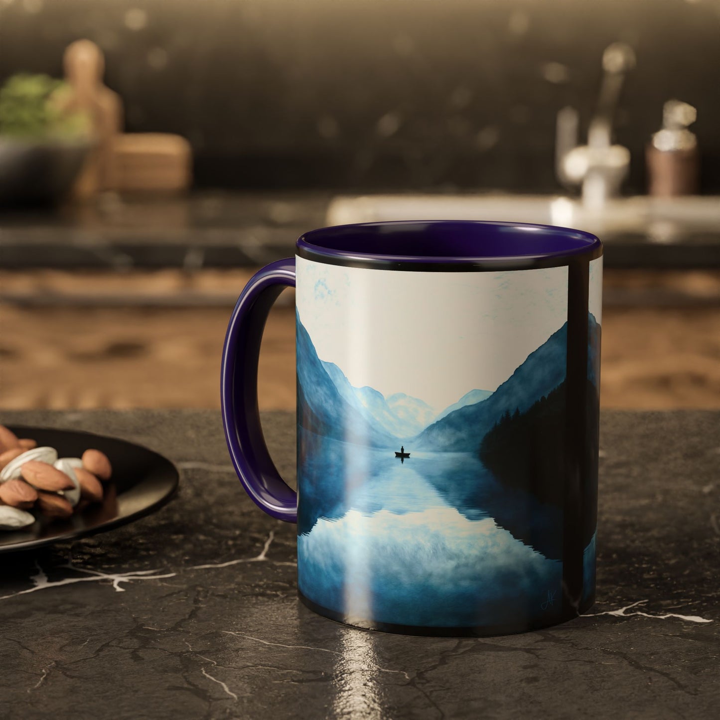 "Connected in Silence - Psalm 46:10", Colorful Mugs (11oz, 15oz)