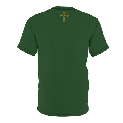 "Clan na Gael - Irish American", Unisex T-shirt (Brithemain Green)
