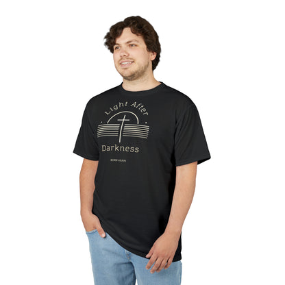 "Light After Darkness - Born Again", Unisex Black T-shirt