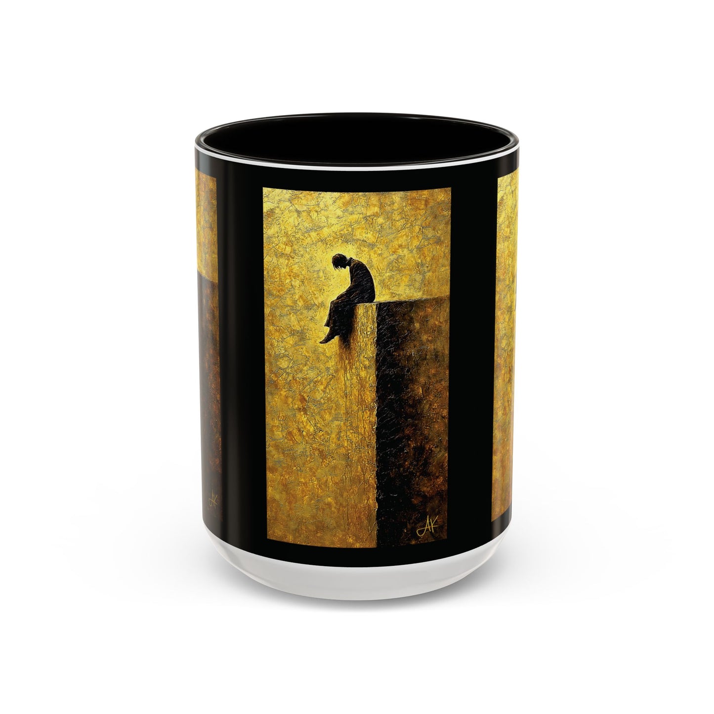 "In Darkest Hour He Is With Me", Colorful Mugs (11oz, 15oz)