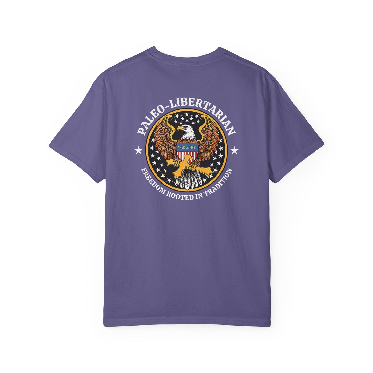 "Paleo-Libertarian" #01, Unisex T-shirt (Dark Colors)