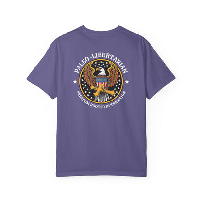 "Paleo-Libertarian" #01, Unisex T-shirt (Dark Colors)