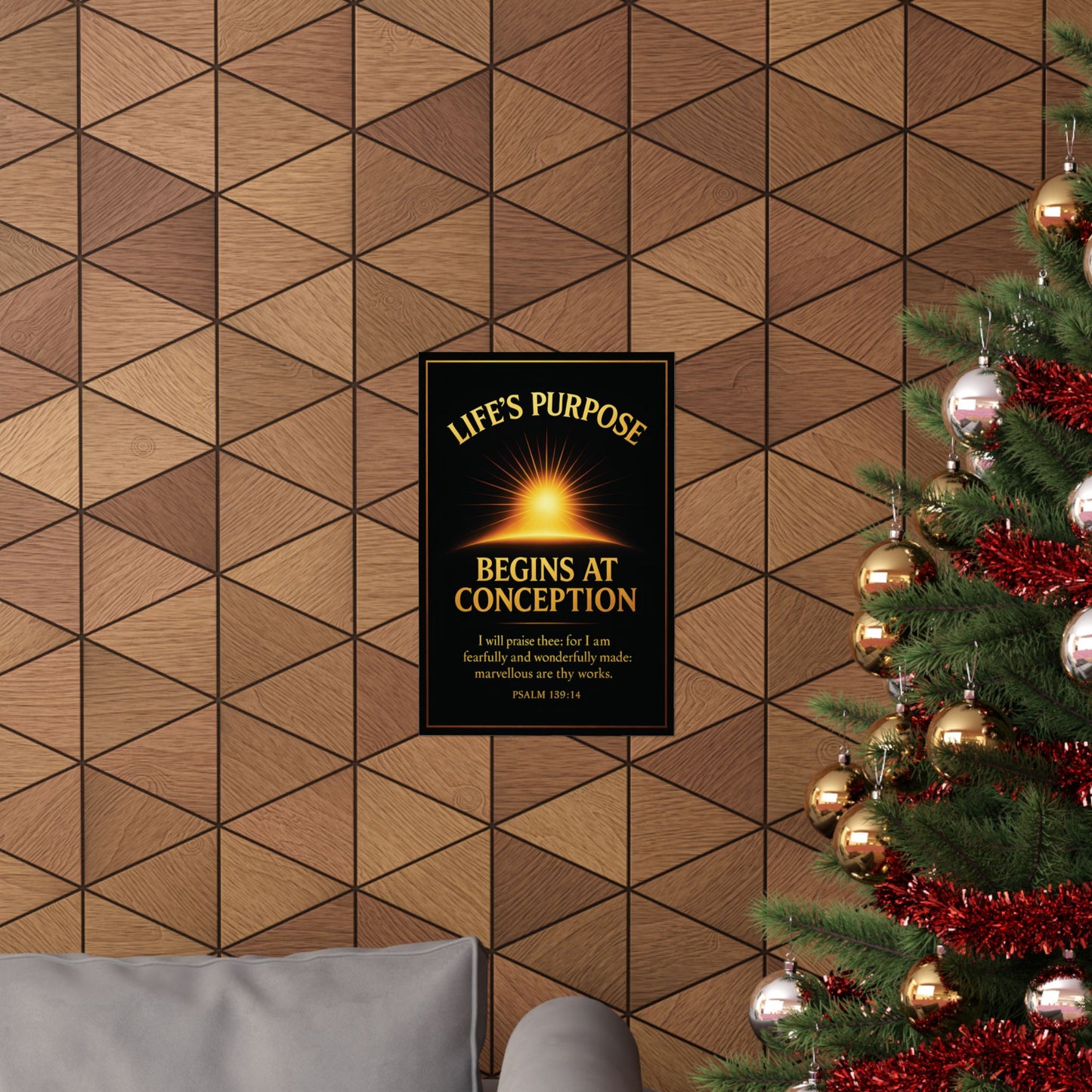 "Life's Purpose, Psalm 139:14", Poster